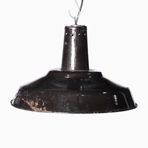 Industrial Enamel Pendant Lamp