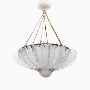 Hirondelles Chandelier by René Lalique, 1921