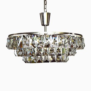 Austrian Large Crystal Chandelier from Bakalowits & Sohne, 1960s