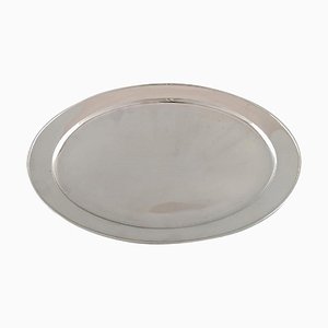 Oval Serving Dish in Sterling Silver from Tiffany & Company, New York, USA, 1930s