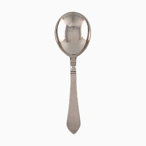 Continental Serving Spoon in Sterling Silver from Georg Jensen, 1940s