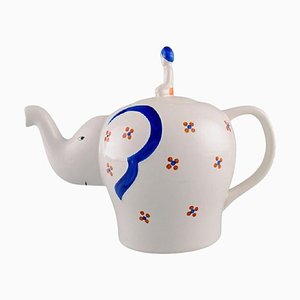 Elephant Teapot by Lisa Larson