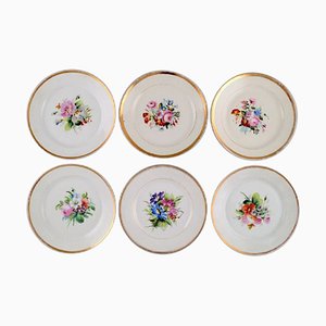 Late 19th Century Plates in Porcelain from Bing & Grøndahl, Set of 6
