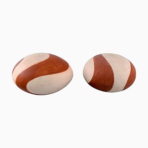 Studio Instruments in Glazed Stoneware, Set of 2