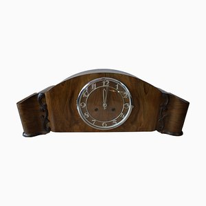 Orologio vintage in legno fatto a mano