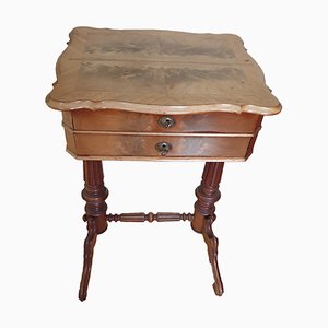 Vintage Wood Sewing Table