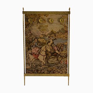 Handmade Gold-Colored Frame Tapestry