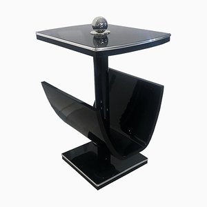 Art Deco Black Smoking Table