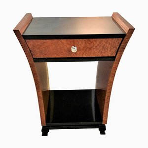 Art Deco Amboina Wood Tulip Console Table