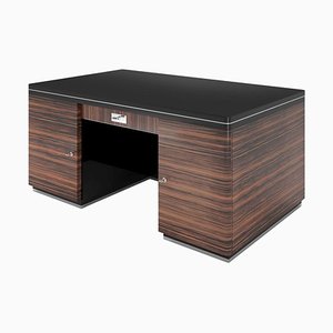 Art Deco Double-Sided Macassar Desk