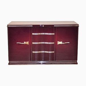 Art Deco Sideboard with Lilac Lacquer, 1930s