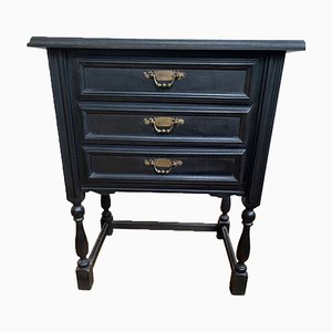 Vintage Black Chest of Drawers