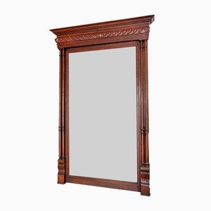 Antique Mirror with Wooden Frame