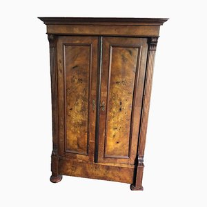 Antique Wooden 2-Door Wardrobe