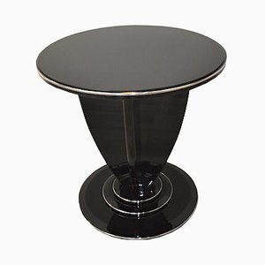 Art Deco Style Piano Lacquer Side Tables, Set of 2
