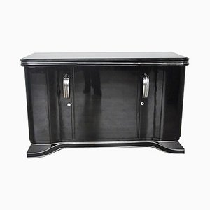 Classic Art Deco Sideboard with Chrome Fittings