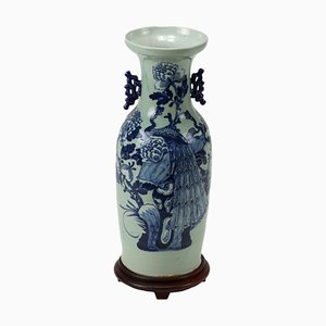 Jarrón Balaustre de porcelana, China, siglo XX