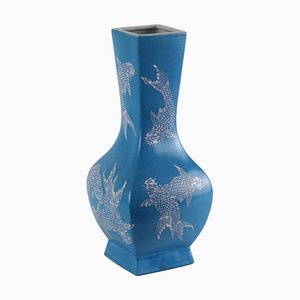 Porcelain Baluster Vase, China, 1950s