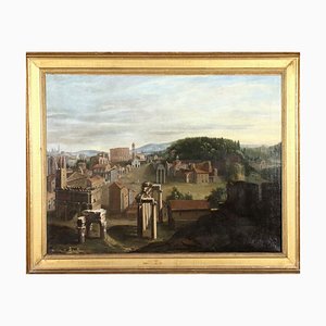 Artista italiano, tema histórico, siglo XVIII, óleo sobre lienzo, enmarcado