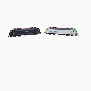 Trix 22085 & Trix 22090 Locomotive Models, Germany, 20th Century, Set of 2