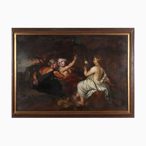 Italienischer Künstler, Die Drei Schicksale, Öl auf Leinwand, 17. Jh., Gerahmt