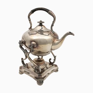 English Tea Pot in Metal from Samovar James Dixon & Sons