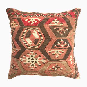 Vintage Turkish Handmade Kilim Cushion Cover