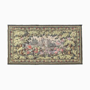 Vintage Aubusson French Jaquar Tapestry, 1950s
