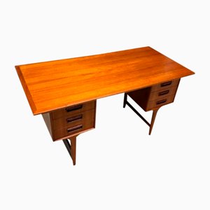 Teak Desk by Gunnar Nielsen Tibergaard for Tibergaard, 1960s