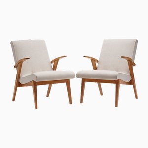 Type 300-123 Men's Armchairs by Puchała, 1950s, Set of 2
