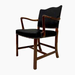 Danish Armchair or Desk Chair by Ole Wanscher for A. J. Iversen, 1940s