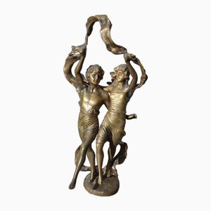 Ragazzi Allegorici, 1910, bronzo massiccio