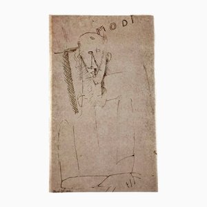 Amedeo Modigliani, Portrait of a Man, Limited Edition Lithograph, Early 20th Century