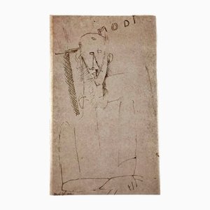 Lithographie Amedeo Modigliani, Portrait d'un Homme, Début du 20ème Siècle