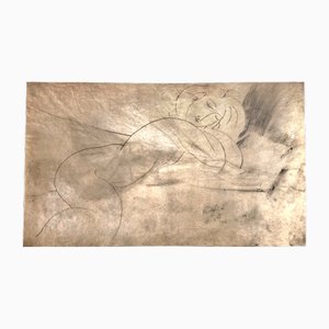 Lithographie Amedeo Modigliani, Femme Nue, Début du 20ème Siècle, Edition Limitée