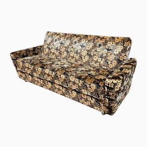 Sofabed with Floral Fabric, 1970s