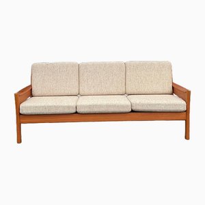 Dänisches Sofa aus Holz & Wolle von Dyrlund, 1960er