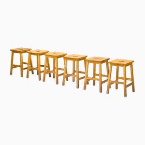 Lab Stools in Beech