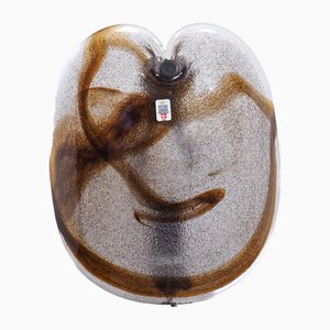 Lampada da parete in vetro di Per Lütken per Holmegaard, anni '70