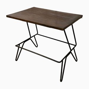 Vintage Table with Iron Structure, 1980