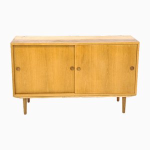 Credenza in camoscio di Børge Mogensen per Karl Andersson & Söner, anni '60