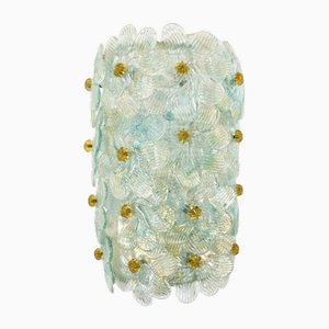Mid-Century Flower Murano Glass Sconce from Barovier & Toso, Italy, 1950s
