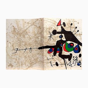 Joan Miro, Sobre Papel: Pierre Matisse Gallery, 1972, Litografía original