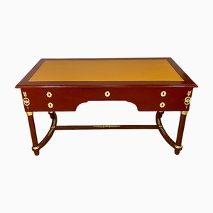 Double-Sided Empire Style Desk with Golden Bronzes