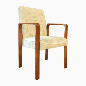Mid-Century Armchair in Fabric and Teak, 1960s
