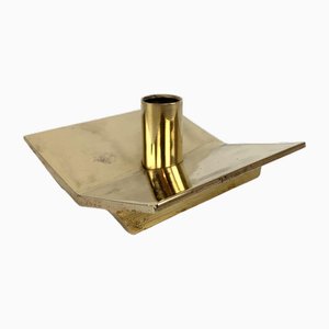 Scandinavian No. 70 Candleholder in Brass by Pierre Forsell for Skultuna, 1960s