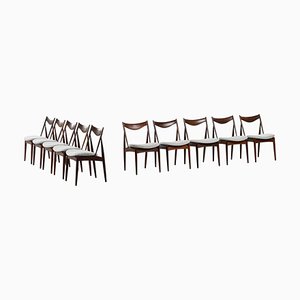 Dining Chairs by Kurt Østervig attributed to Bramin, 1950s, Set of 10