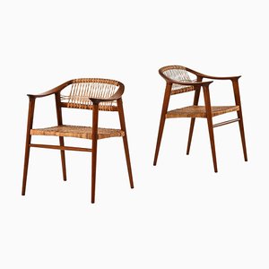 Set of Armchairs Model Bambi by Rolf Rastad & Adolf Relling attributed to Gustav Bahus & Eft, 1950s