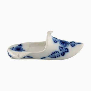 Zapatilla Meissen antigua de porcelana pintada a mano, Alemania