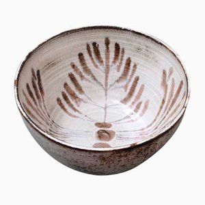 Vintage French Ceramic Decorative Bowl by Gérard Hofmann, 1950s